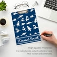 thumbnail image 5 of FMSHPON Sharks Clipboard Hardboard Wood Nursing Clip Board and Pull for Standard A4 Letter 13x9 inches, 5 of 8