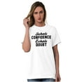 thumbnail image 5 of Inhale Confidence Exhale Doubt Women's Graphic T Shirt Tees Brisco Brands M, 5 of 6