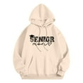 thumbnail image 3 of Senior Mom Hoodies for Women Class Of 2026 Hoodie Graduation Graphic Hooded Sweatshirt with Pockets Pullover Tops, 3 of 5