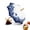 Blue, variant on Blue and White Porcelain Tea Strainer with Stand, Ceramic Tea Infuser with Drip Tray, Traditional Chinese Floral Tea Filter with Gold Handle, for Loose Leaf Tea, 2 Styles