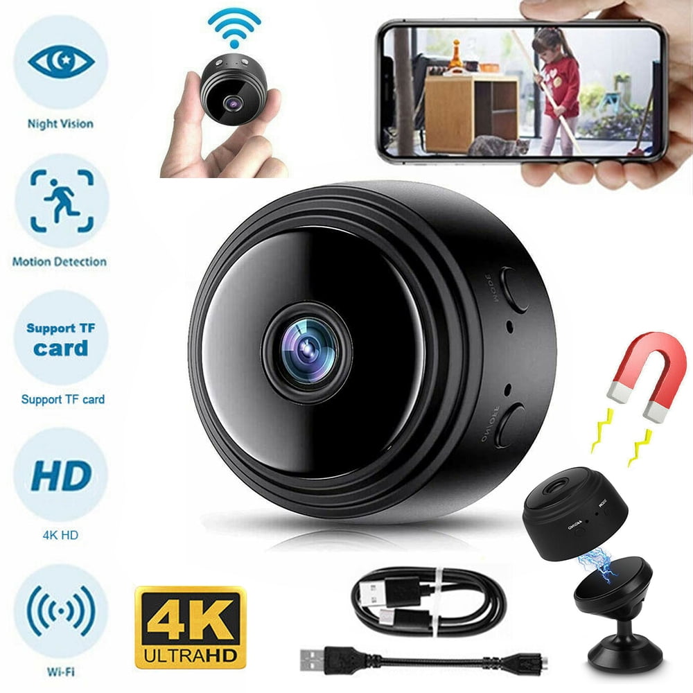 Voorwaarde Tante wedstrijd Mini 1080P Hidden Camera,Portable Small HD Spy Camera with Night Vision and  Motion Detection - Walmart.com
