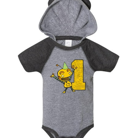 

Inktastic Robot 1st Birthday Gift Baby Boy or Baby Girl Bodysuit