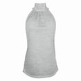 thumbnail image 5 of HAYIMI Women Summer Halter Neck Tie Strap Camisole Tank Tops Solid Color Sleeveless Casual Blouse Breathable Vests, 5 of 6