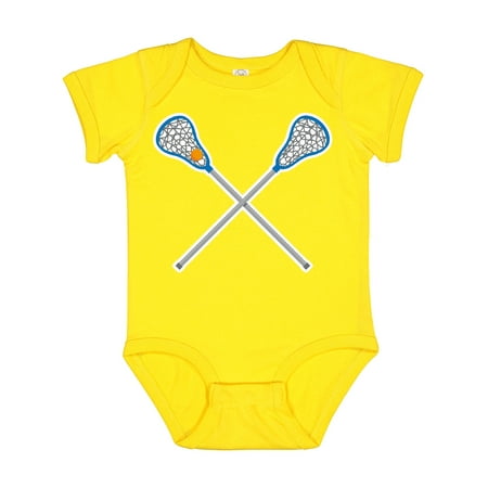 

Inktastic Lacrosse Sticks Future Player Outfit Gift Baby Boy or Baby Girl Bodysuit