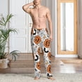 thumbnail image 5 of Halloween Pumpkin Bat Men'S Pajama Pants Soft Sleep Lounge Pants Pjs Bottoms With Pockets 3x-Large, 5 of 6