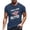 Navy, variant on Mens Golf Polo Fashion July Print Comfort Breathable Mens Clothing,,3XL