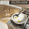 thumbnail image 4 of Ceramic Cookware Set with Removable Handle, Oven & RV Safe Pots and Pans Set, Cream, Original, 4 of 8
