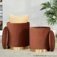 thumbnail image 5 of LumiSource Marla Nesting Pleated Ottoman Set, 5 of 17