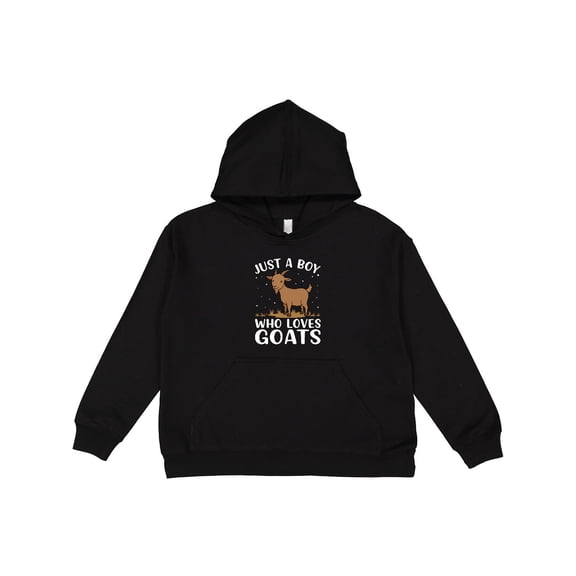 Inktastic Just a Boy Who Loves Goats Youth Hoodie Sweatshirt