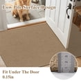 thumbnail image 5 of LOKHOM 2'x6' Kitchen Runner Rug, Non Slip Washable Cotton Woven Runners for Hallways, Entryway, Kitchen, Brown, 5 of 7