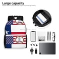 thumbnail image 5 of Virginia Texas Flag Backpack Travel Bag For Men Women Lightweight Back Pack With Laptop Compartmen, 5 of 7