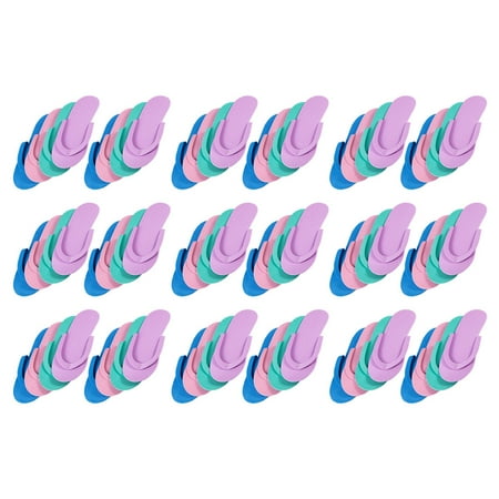 

Disposable Slippers 24 Pairs Pedicure Shoes Mens House for Man Eva Sand Beach Bath Travel