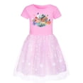 thumbnail image 3 of Roblox-vestido rosa de dibujos animados para niñas, malla de encaje, estrella, dulce estampado, manga corta, navidad, regalos de cumpleaños, 3 of 4