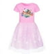 thumbnail image 3 of Roblox-vestido rosa de dibujos animados para niñas, malla de encaje, estrella, dulce estampado, manga corta, navidad, regalos de cumpleaños, 3 of 5