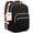 Black Brown, variant on Laptop Backpack for Women with Giant Tumbler Holder 15.6 in, Travel Backpack Laptop Bag College Backpack, Quilted Work Nurse Teacher Backpack Purse Computer Bag Casual Daypack