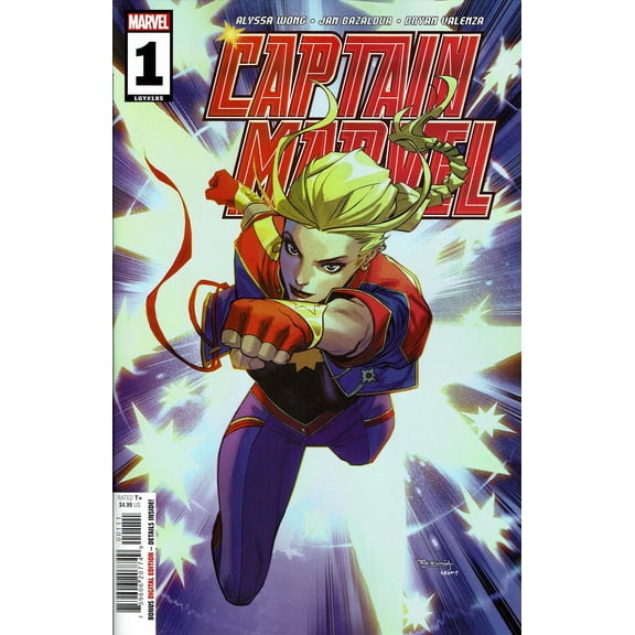 Captain Marvel (12th Series) #1 VF ; Marvel Comic Book