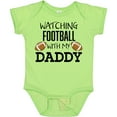 thumbnail image 3 of Inktastic Watching Football with My Daddy Boys or Girls Baby Bodysuit, 3 of 5