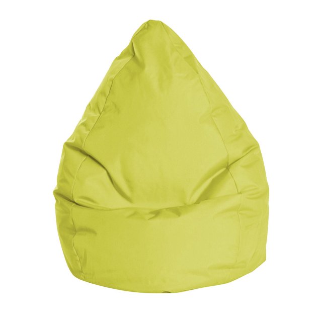 Gouchee Home Brava Lime Green Bean Bag Chair – Water-Repellent Fabric with Polystyrene Bead Filling, Suitable for Adults and Teens, Lightweight & Portable Seating for Bedroom, Dorm or Living Room