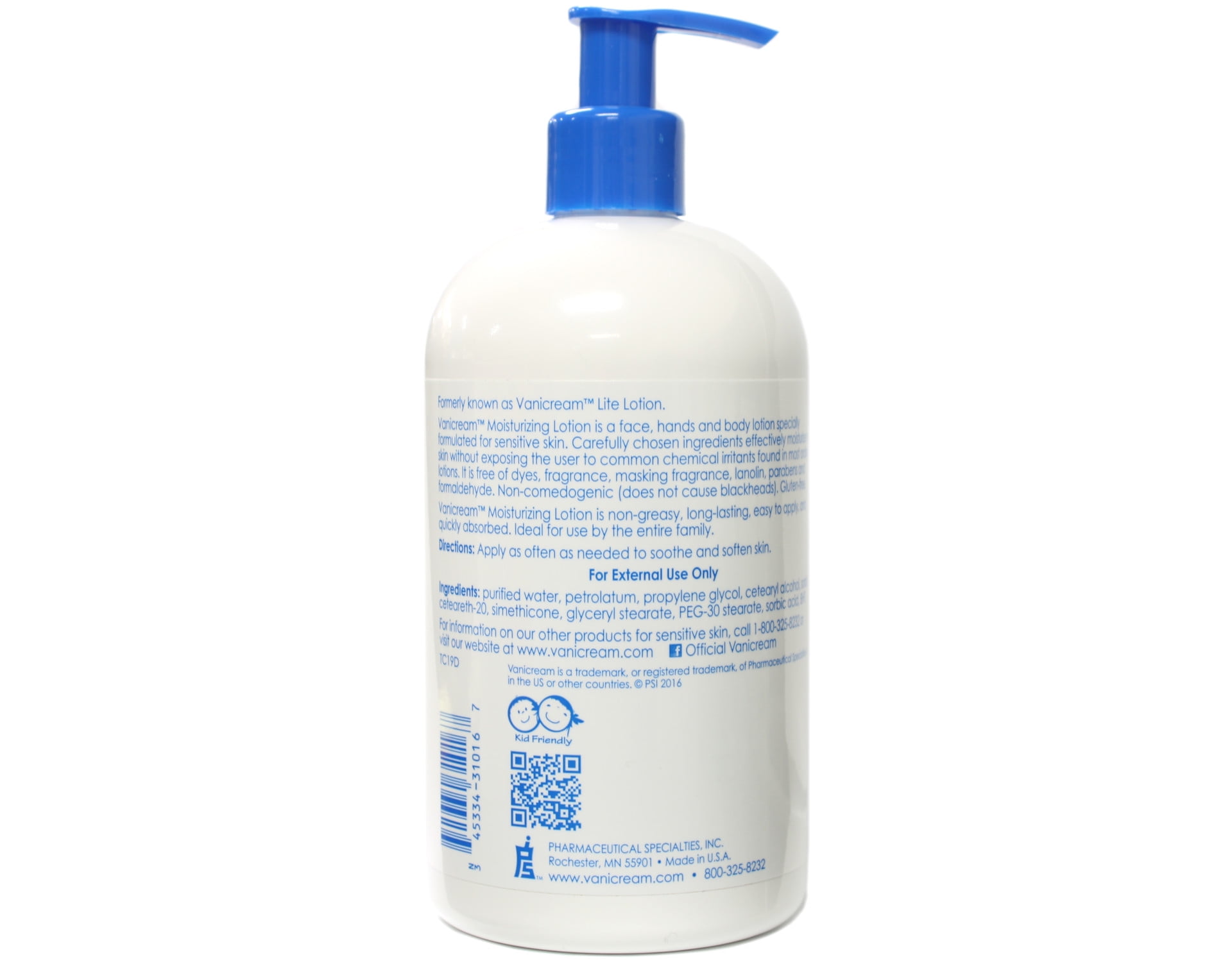 3 Pack Vanicream Moisturizing Lotion For Sensitive Skin 16 Oz Each