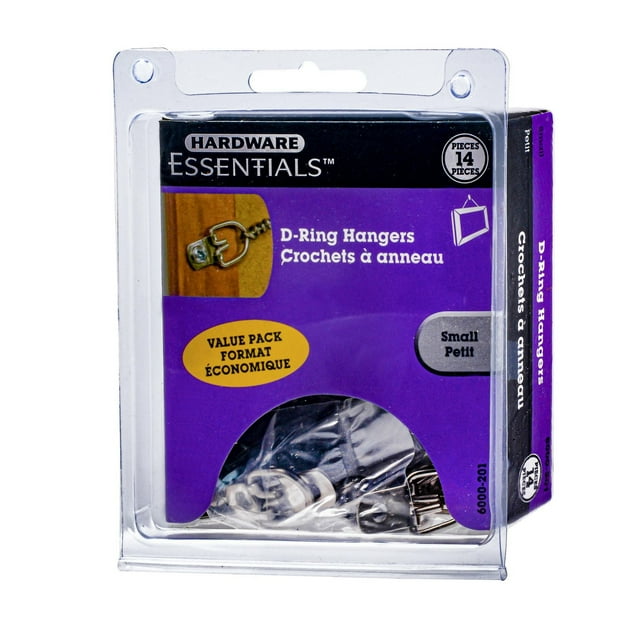 1 HOLE VP D RING HANGER 14PC VALUE PACK