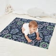 thumbnail image 2 of Pioneer Flower Floral Print Pattern Blanket,Comfortable Soft Flannel Throw Blanket,All Season,Warm Lightweight Blankets for Sofa Bed Couch Living Room Chair,30"x40", 2 of 4