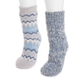 thumbnail image 6 of MUK LUKS Women's Tall Rib Cuff Cabin Socks, 2-Pack, S-XL, 6 of 7