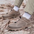 thumbnail image 4 of NOKIO Men Knit Walking Sneakers Breathable Wide Toe Athlet𝗂c Shoes with Adjustable Elastic Strap, Non-S𝗅ip Durab𝗅e Hiking Shoes Summer Lightweight Running Shoes for Back to College, 4 of 8