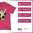thumbnail image 4 of Tee Hunt Dean Russo Cute Chihuahua T-Shirt Neon Colorful Dog Men's Tee, Hot Pink, 5X-Large, 4 of 5