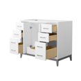 thumbnail image 5 of Wyndham Collection WCH818142SWZCXSXXMXX Amici 42" Single Free Standing Vanity Cabinet Only, 5 of 7