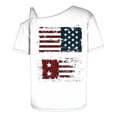 thumbnail image 6 of Off The Shoulder Tops for Women 2026 Independence Day Outfits Ladies Short Sleeve USA Patriotic Shirts Summer Clothes, 6 of 6