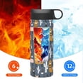 thumbnail image 6 of Sikiie Llama and Cactus Print 18OZ Insulated Straw Cup, Portable Leak-proof Sports Water Bottle, Stainless Steel Water Cup Suitable for Home and Outdoor, 6 of 8