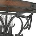 thumbnail image 3 of Golden Lighting Madera BI 3 Light Semi-Flush in Black Iron, 3 of 4