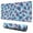 White and Blue-1, variant on Long Mouse Pads for Desk,White and Blue Of Leopard Print Desk Mats on Top Of Desks, Desk Mouse Pad Extra Large with 3mm Non-Slip Base and Stitched Edge for Gaming,Office,Work,Home 47.3"x23.6"