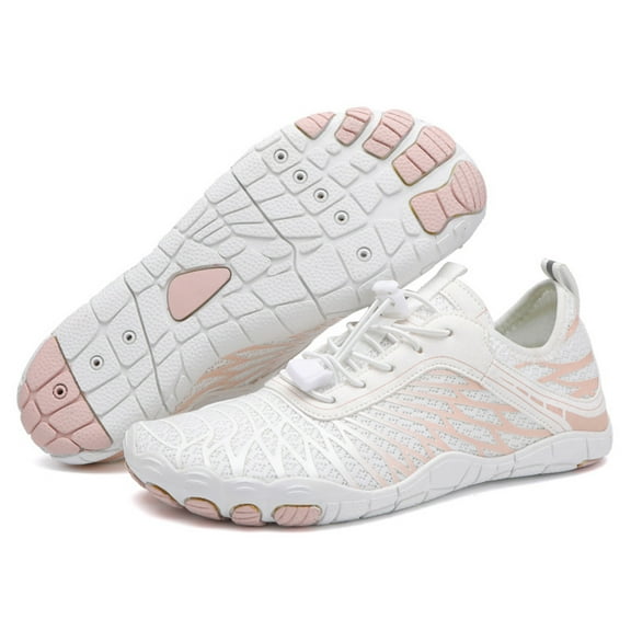 Sioweci 1 Pair Men Women Barefoot Shoes Soft Breathable Lightweight Unisex Non-Slip Hiking Barefoot Slipper Shoes Footwear Black Size 38