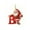 B, variant on Beautynvta 26 Letter Ornaments Acrylic Santa Claus Letter Pendant Christmas Tree Decorations Personalized Christmas Letter Xmas Alphabet Letters Christmas Letters Ornaments A-Z