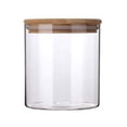 thumbnail image 2 of CNKOO Bouteille de Rangement de Cuisine en Verre Transparent avec Couvercle, 2 of 2