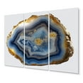 thumbnail image 2 of Designart "Gems of the Geode II" Stone Geode Metal Wall Decor Set, 2 of 5