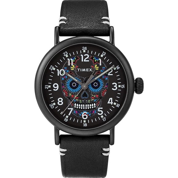 Timex Dia de los Muertos Leather Mens Watch