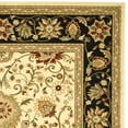 thumbnail image 3 of SAFAVIEH Lyndhurst Victoria Traditional Floral Runner Rug, Ivory/Black, 2'3" x 12', 3 of 6