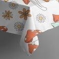 thumbnail image 5 of Red Mushroom Rainbow White Pattern Square Tablecloth,Waterproof Square Table Cover,Wipeable Spillproof Washable Table Cover for Home Kitchen Party Decor 42"X42"(107x107cm), 5 of 6