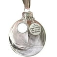 thumbnail image 2 of hengsof Clear Christmas Memorial Ornament Feather Ball, A Piece of My Heart is in Heaven, Christmas Tree Memorial Hanging Pendant Gift for Mom, Dad, Son, Daughter,Sister, Brother, Grandma, 2 of 5