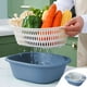 thumbnail image 4 of Fiudx Ofertas Flash Del Día Cesta Para Lavar Verduras, Juego De Cuenco Colador De Drenaje 2 En 1, Cuenco Y Colador Para Lavar Frutas De Cocina, Escurridor Y Cesta Para Limpieza De Alimentos Y Verdura, 4 of 7