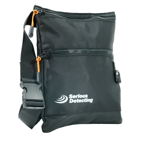 Serious Detecting Mesh Bottom Beach Finds Bag Pouch with 43" Waist Belt for Metal Detecting