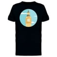 thumbnail image 1 of Big Ben Tower Round Frame T-Shirt Men -Image by Shutterstock, Male x-Large, 1 of 2