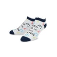 thumbnail image 5 of TeeHee Men's Music Cotton No Show Socks 4-Pack (Musical Notes), 5 of 7