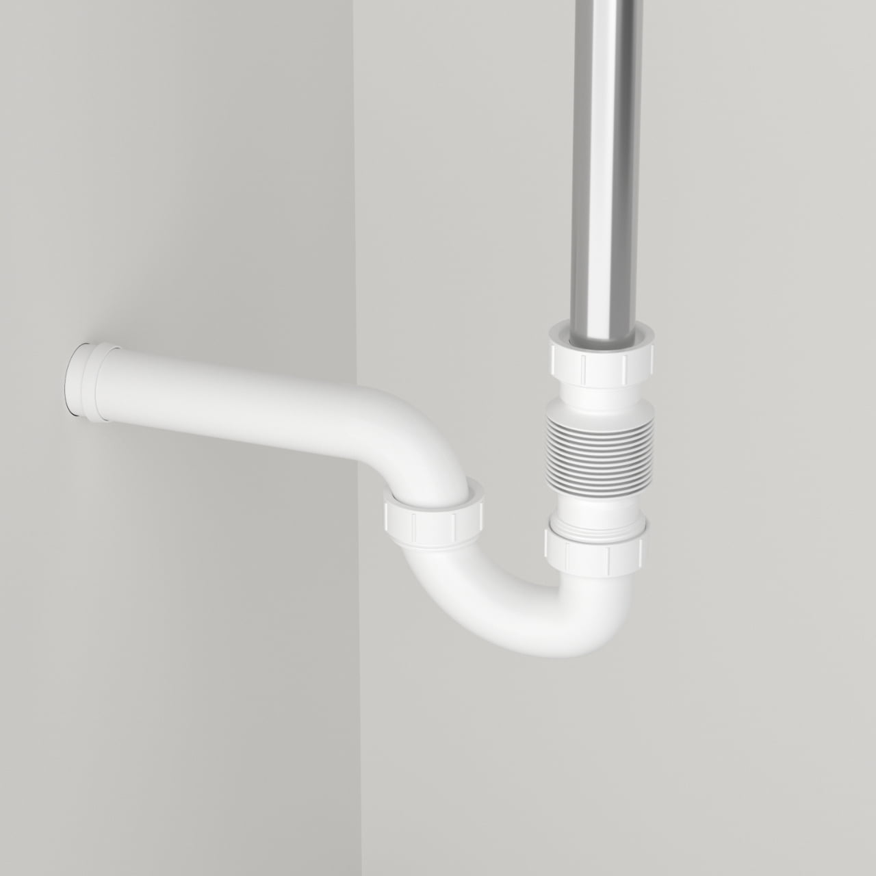 Mainstay's Kitchen & Lavatory Drain P-trap Assembly