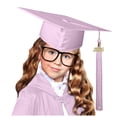 thumbnail image 6 of Pink Graduation Cap with Tassel Unisex Adult Graduation Cap Class of 2026 Decorations for Graduate Fancy Dress, 6 of 6
