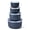 Ocean Blue, variant on Vesteel Serving Bowls with Lids Set of 4, Ribbed Ceramic Mixing Bowls, Nesting Bowls for Food Storage Prep Salad, 10 / 20 / 35 / 60 OZ, Microwave & Dishwasher Safe, Ocean Blue