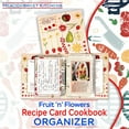 thumbnail image 5 of Meadowsweet Kitchens Recipe Card Cookbook Binder Organizer - Fruit 'n' Flowers, 5 of 7