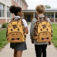 thumbnail image 4 of FKELYI 17 Inch School Backpack for Boys & Girls Spacious Schoolbag for Elementary Student Cartoon Giraffe Print Casual Daypack Lightweight Book Bag Travel Bags, 4 of 7
